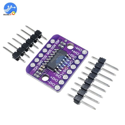 Module De Conversion A/D, 18 Bits Delta-Sigma, Avec Fonction De Gain De Calibrage Automatique, Pour Arduino Pour Raspberry Pi, Mcp3424