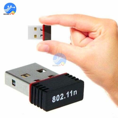 Mini adaptateur Wifi USB sans fil 802.11N 150Mbps, récepteur USB2.0 MTK7601, carte réseau pour ordinateur de bureau et portable, Windows et MAC