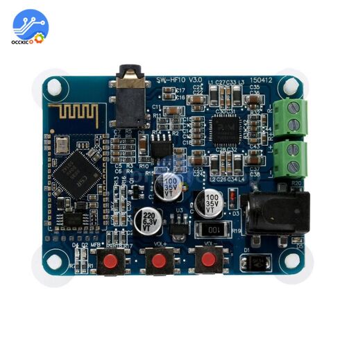 Carte amplificateur récepteur Audio stéréo, 12V DC, Bluetooth BLE V4.0 4.0, 10W + 10W 2x10W, Module électronique, bricolage