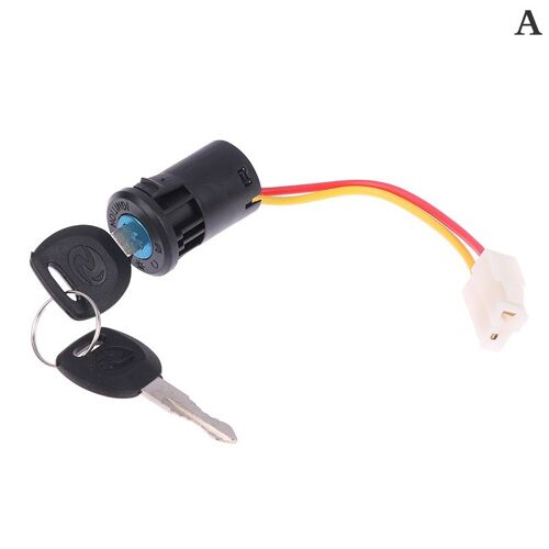 Interrupteur à clé de voiture électrique pour enfants, 1 pièce, accessoires de voiture, jouet pour bébé, serrure de voiture, interrupteur de démarrage, interrupteur à clé