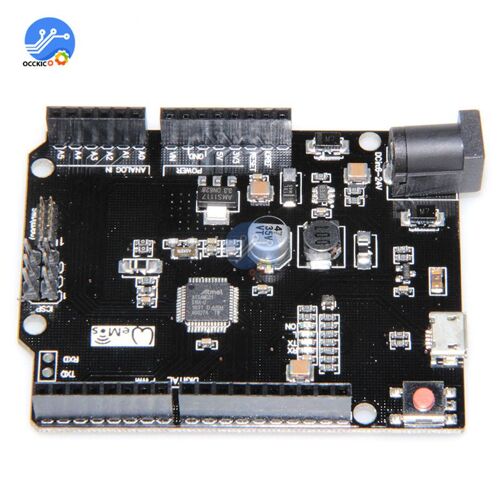 Pour Wemos D1 USB SAMD21 M0. ARM Cortex M0 Core 32 bits. Compatible avec Arduino Zero, Arduino M0. Forme R3.