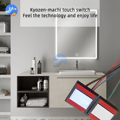 Interrupteur tactile pour miroir de salle de bain, 5-12V, capteur pour lumière Led, phare, Induction, variateur