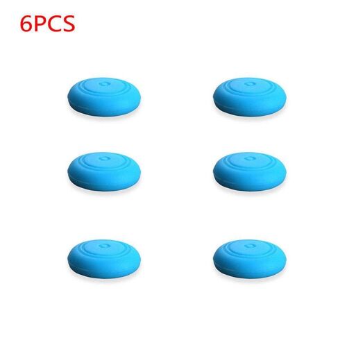 6 Capuchons De Pouce En Silicone Pour Manette Sony Playstation, Capuchons Analogiques Pour Manette De Nintendo Switch