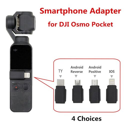 Adaptateur de Smartphone DJI Osmo Pocket, Micro USB ( Android ) TYPE-C IOS, accessoires de cardan portable