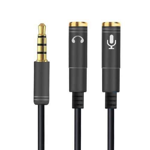 Câble séparateur en Y mâle à double femelle, adaptateur de convertisseur 2 en 1 de 3.5mm pour casque Audio micro