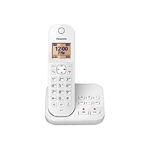 téléphone sans Fil dect avec répondeur blanc