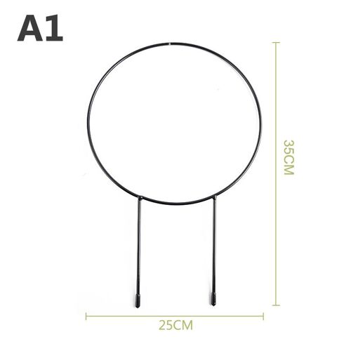Support De Plantes De Jardin En Fer, Support De Vigne Rond En Forme De Coeur, Cadre De Support En Treillis Pour Plantes De Fleurs En Pot D'extérieur
