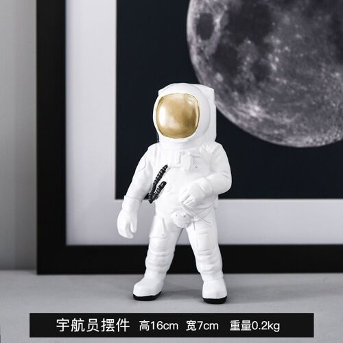 Figurines d'astronautes nordiques, Sculpture en résine, décoration de maison moderne, ornements de Table Miniatures, figurine de cosmonaute, décoration de maison