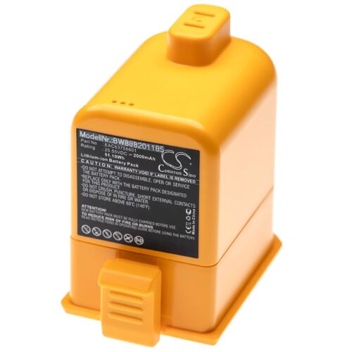 vhbw Batterie compatible avec LG A9PETNBED2X, Cord Zero A9, Cord Zero A9+ aspirateur, robot électroménager (2000mAh, 25,55V, Li-ion)
