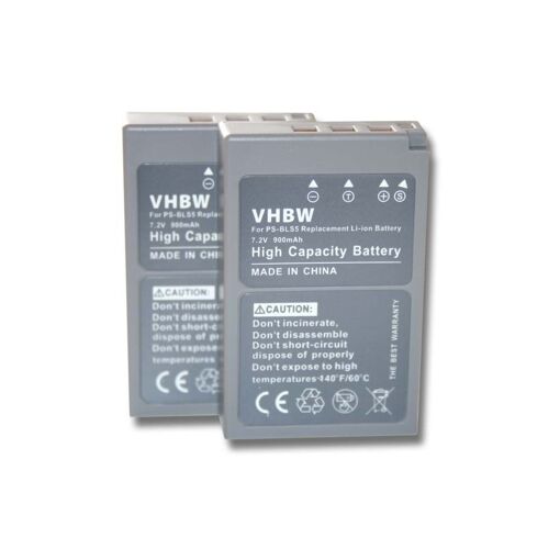 Batterie Pour Olympus Stylus Smart / VR-340, VR-360, VR-350 - 600mAh 3.7V Li-ion Neuve - Référence Vhbw