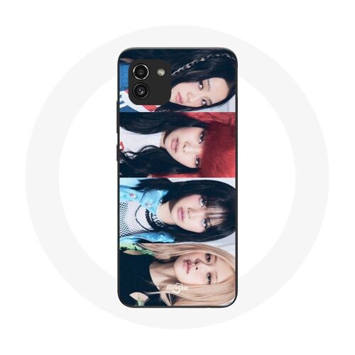 Coque pour Samsung Galaxy A03 Blackpink Born Pink Affiche Teaser Shut Down