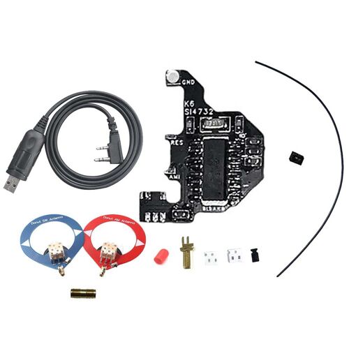 Module de Modification à Ondes Courtes SI4732 + Antenne 2xDonut Câble Programmation pour Solution Double UVK5/UVK6