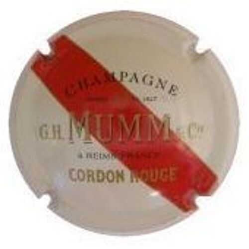 Capsule De Champagne H.Mumm Blanc Cordon Rouge Or