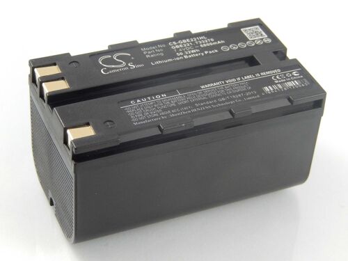 vhbw Batterie compatible avec Leica SR530 GPS, Stonex R6+ dispositif de mesure laser, outil de mesure (6800mAh, 7,4V, Li-ion)
