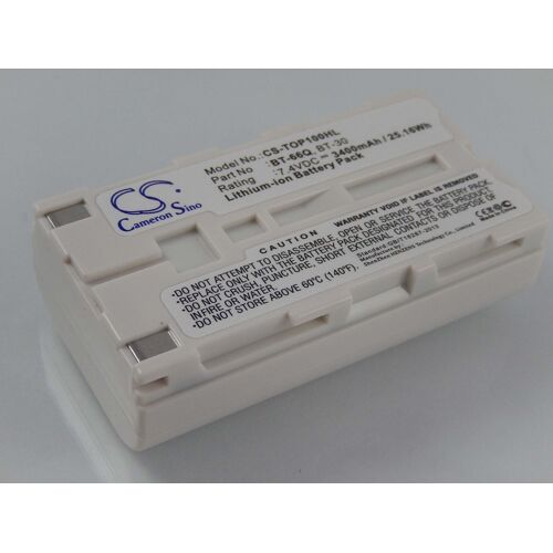 vhbw Batterie compatible avec Topcon Field Controller FC100, FC-100, FC120, FC-120, FC200, FC-200 outil de mesure (3400mAh, 7,4V, Li-ion)