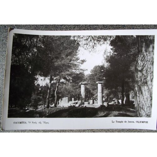 Carte Postale Ancienne Non Écrite Le Temple De Junon Olympie
