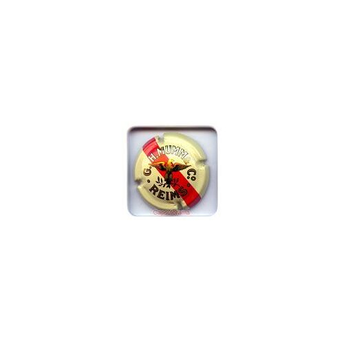 Capsule De Champagne H.Mumm Creme Et Or 1 Barre Rouge