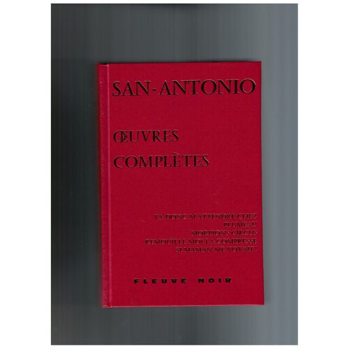 Oeuvres Complètes / San-Antonio Tome 25 - Oeuvres Complètes