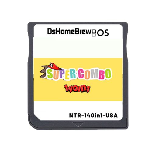 Carte de pour 140 en 1 Super Combo V1.0, Cartouche Anglaise