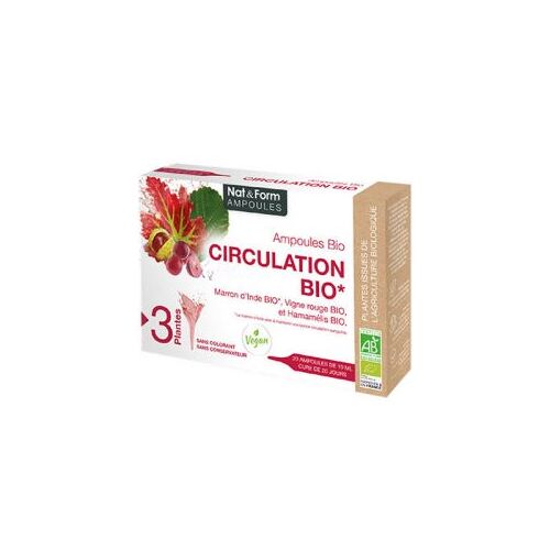 Nat & Form Ampoules Circulation Bio X20 
