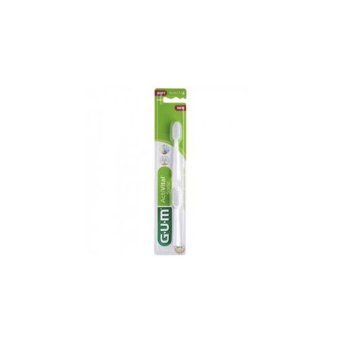 Gum 4110 Tête De Brosse Activital Sonic Blanc Souple X2
