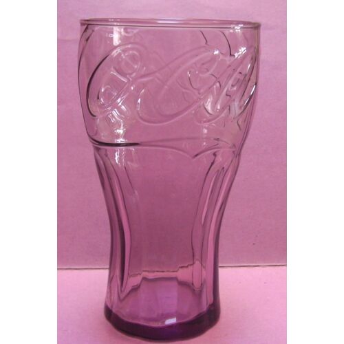 Verre " Coca Cola / Violet / Collection Mc Donald's 2020 " - Tulipe Ballon 37 Cl Env.