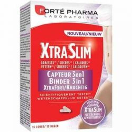 Forte Pharma Xtraslim Capteur 3en1 Xtrafort 60 Gélules 