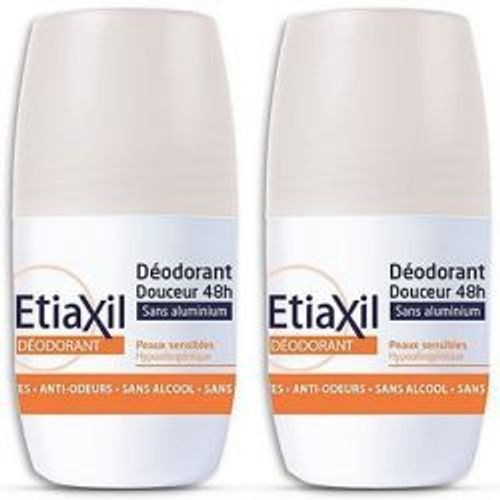 Etiaxil Déodorant Douceur 48h Sans Aluminium Lot De 2 X 50ml 