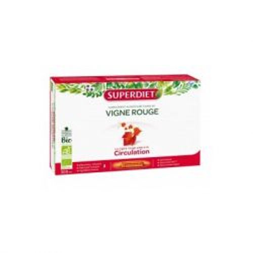 Vigne Rouge Bio 20x15ml Super Diet 