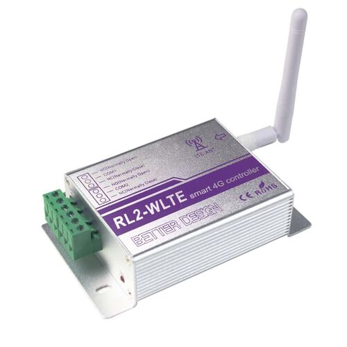 RL2 4G Contrôleur Intelligent Relais Commutateur Minuterie SMS App Télécommande Appareil Ménager Ouvre-Porte Contrôleur-Prise Ue