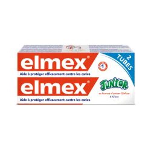 Elmex Dentifrice Junior - Lot De 2 