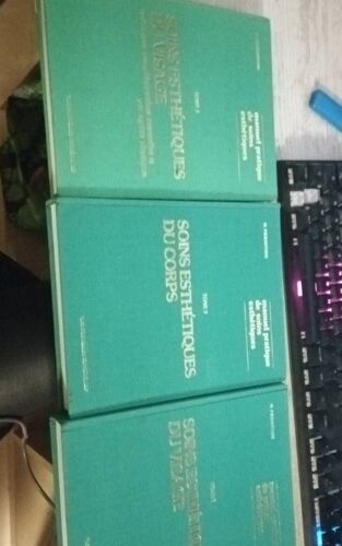 Manuel Pratique De Soins Esthétiques Pierantoni 3 Volumes (Visage 1 Et 2 Et Corps )