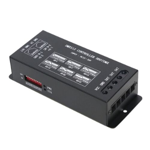 Contrôleur DMX512, Se Connecte à la Console Prend en Charge WS2812, WS2813, UCS1903, Etc. 13 Canaux DMX par Appareil