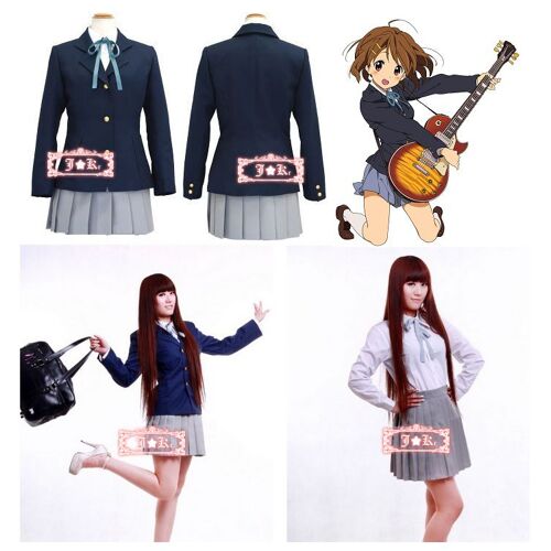 Cosplay Uniforme Complet K On Yui Hirasawa Taille M Veste Chemise Jupe
