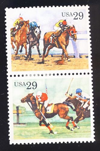 Timbre U S A, Course De Galop, Polo, U S A 29 Cents, Non Oblitéré