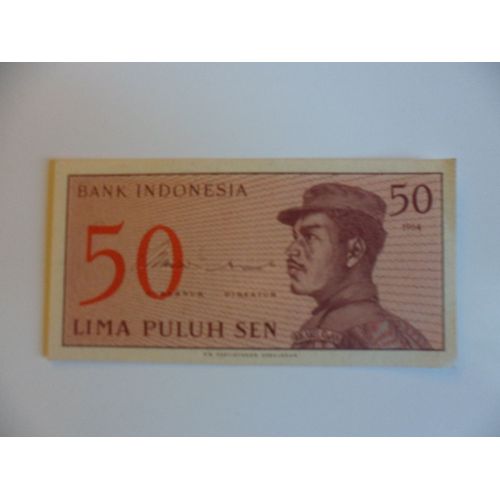Indonesie 50 Sen 1964  Neuf/Unc