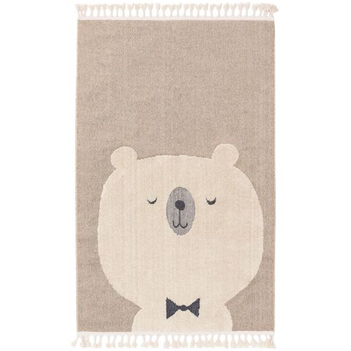 Tapis Enfant Momo Beige 90x130 Cm - Tapis Pour Chambre D'enfants/Bébé