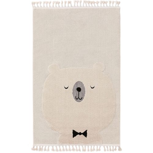 Tapis Enfant Momo Crème 90x130 Cm - Tapis Pour Chambre D'enfants/Bébé