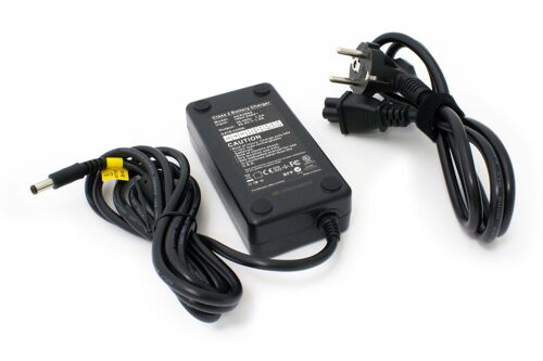 Vhbw 220v Chargeur D'alimentation Câble De Chargement 52w Pour E-Bike, Pedelec, Vélo Électrique Batteries Avec Connecteur Rond.