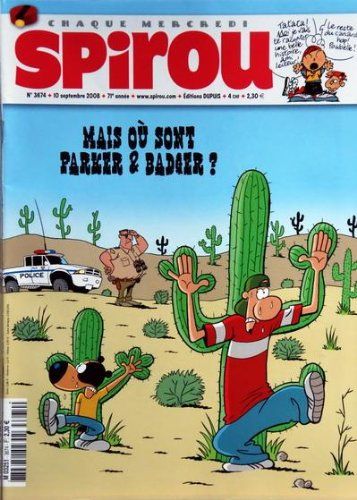 Lot 5 Spirou # 3674 3706 3890 3939 3961 Complets Paper Toys Parker & Badger Mademoiselle Chiffre Suzette Louca Firmin Spirou