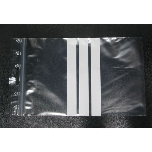 100 Pochettes Sachet Zip 60x80 Mm Avec Zone D'écriture