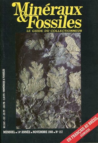 Minéraux Et Fossiles N° 157 Le Guide Du Collectionneur