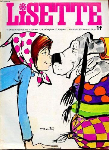 Lisette. N°35. 22 Septembre 1968. Les Jumelles Contre Annibal. Miss Benett Aime La Peinture. Le Secret Du Carnet Rouge. Un Prix Pour La Girafe.