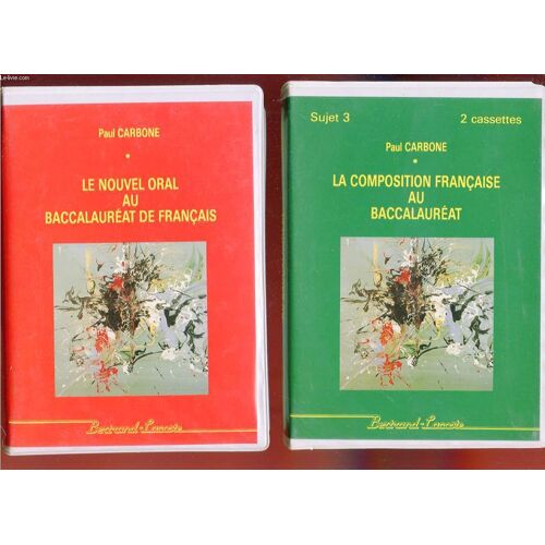 4 Coffret De Cassettes: Sujet 1: Le Resume-Discussion Au Baccalaureat. Sujet 2: Le Commentaire Compose Au Baccalaureat. Sujet3: La Composition Francaise Au Baccalaureat. 4 Coffret: Le ...