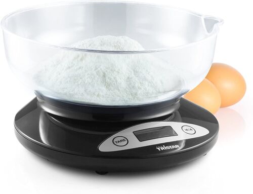Balance De Cuisine Électronique Jusqu'à 2 Kg Gris Noir