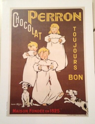 Chocolat Perron -  - Affiche / Poster Envoi En Tube