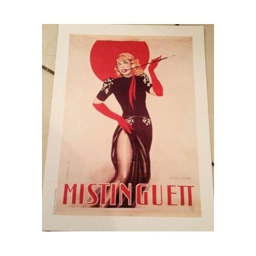 Mistinguet - J.D. Van Laulaert - Affiche / Poster Envoi En Tube