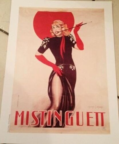 Mistinguet - J.D. Van Laulaert - Affiche / Poster Envoi En Tube