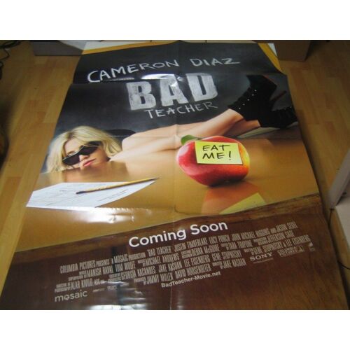 Bad Teacher - Cameron Diaz - Affiche Cinema Originale
