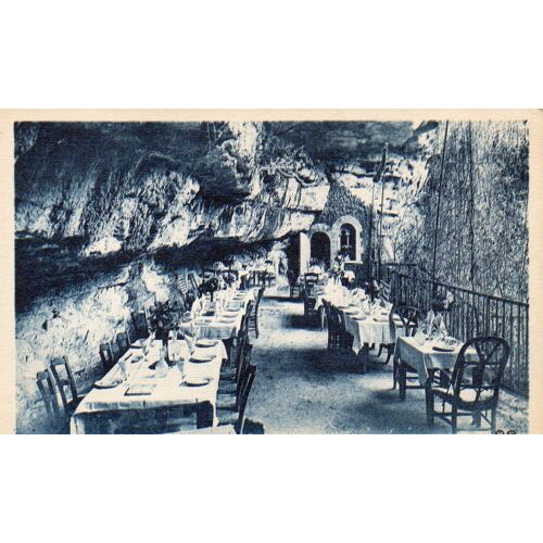 Carte Postale Ancienne Debut Xx Eme Siecle N° 74 Terrasse Du Restaurant Du Puits De Padirac - 46 - Lot - Carte Non Ecrite Imprimerie Francois